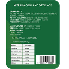 Chili Garlic Sauce 4.4 KG - Bulk Size Chili Garlic Sauce for Hotels, Restaurants & Homes