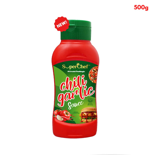 SuperChef Chili Garlic Sauce in Premium Squeeze Bottle