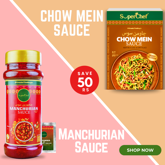 Chinese Feast Duo (Bundle) - Chow mein & Manchurian