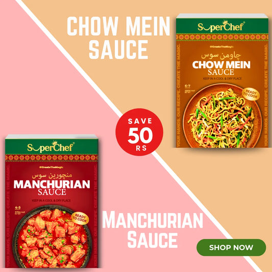 Chinese Feast Duo (Bundle) - Chow mein & Manchurian