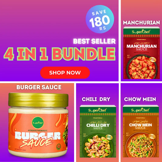 4-in-1 Bundle – Chinese Sauces & Burger Sauce (Spread) - Flavour Explosion!