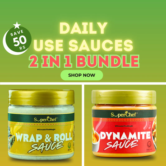 2 In 1 Bundle - Daily Use Sauces Collection - Wrap & Roll and Dynamite