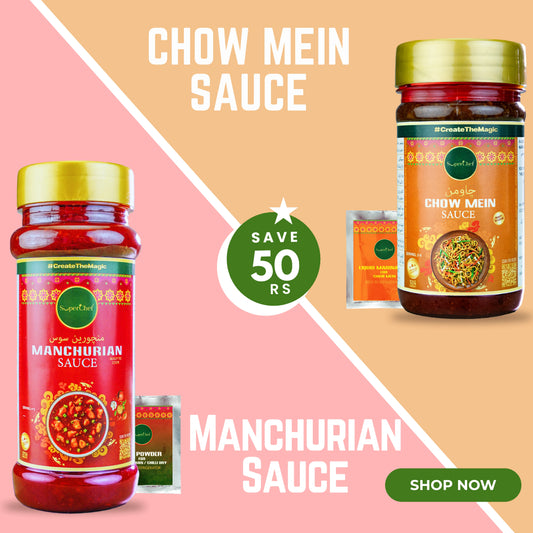 Chinese Feast Duo (Bundle) - Chow mein & Manchurian