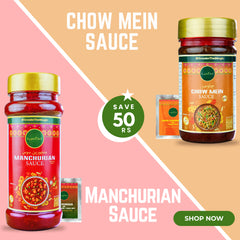 Chinese Feast Duo (Bundle) - Chow mein & Manchurian