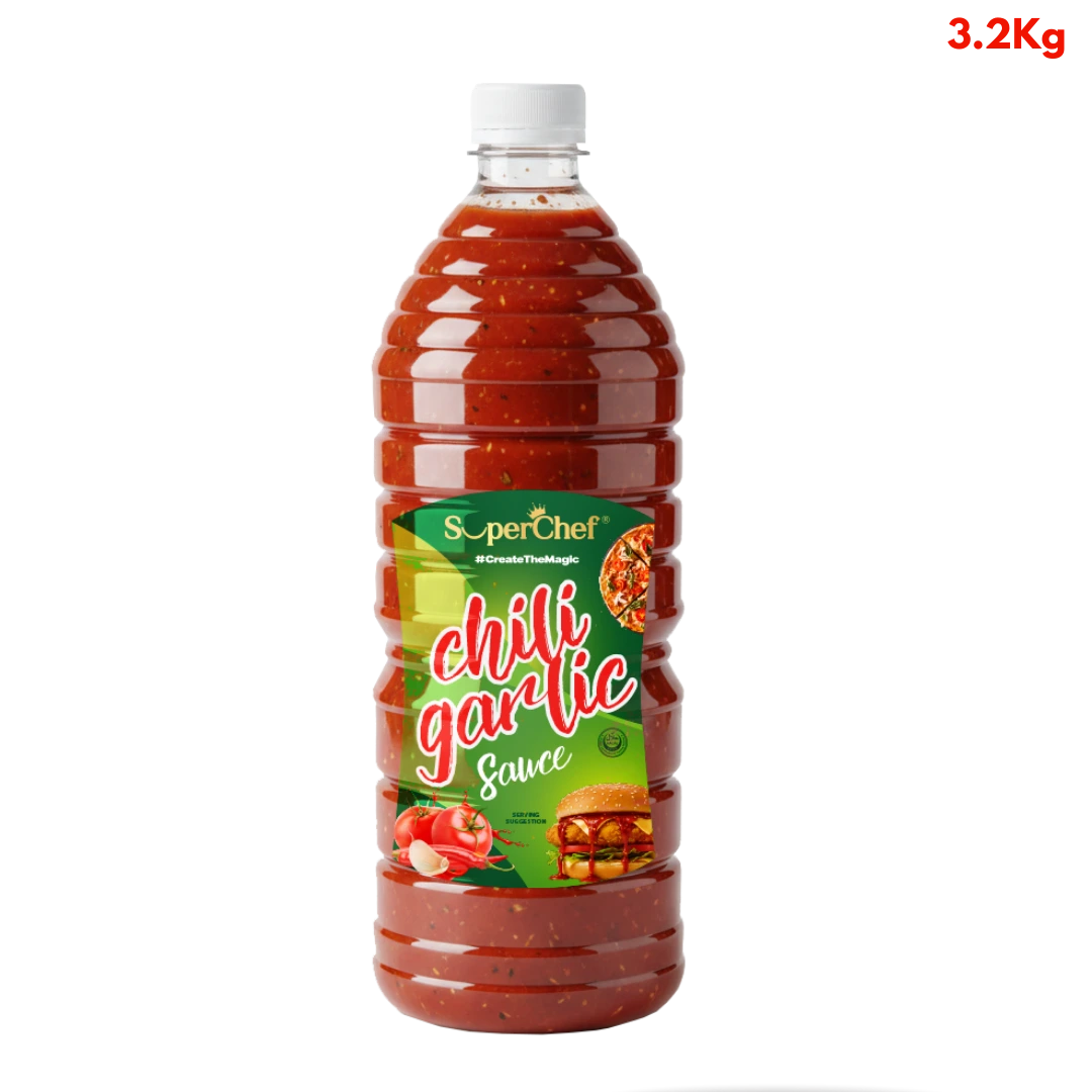 Chili Garlic Sauce 3.2 Kg | Spicy, Garlicky & Bold Flavor