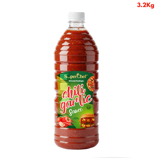 Chili Garlic Sauce 3.2 Kg | Spicy, Garlicky & Bold Flavor