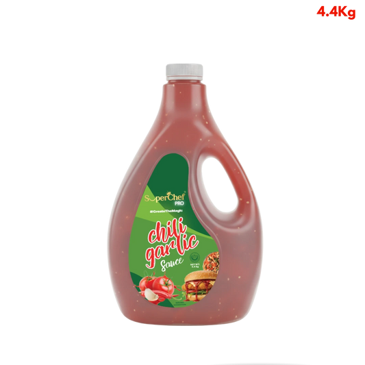 Chili Garlic Sauce 4.4 KG - Bulk Size Chili Garlic Sauce for Hotels, Restaurants & Homes