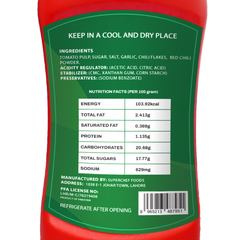 SuperChef Chili Garlic Sauce in Premium Squeeze Bottle