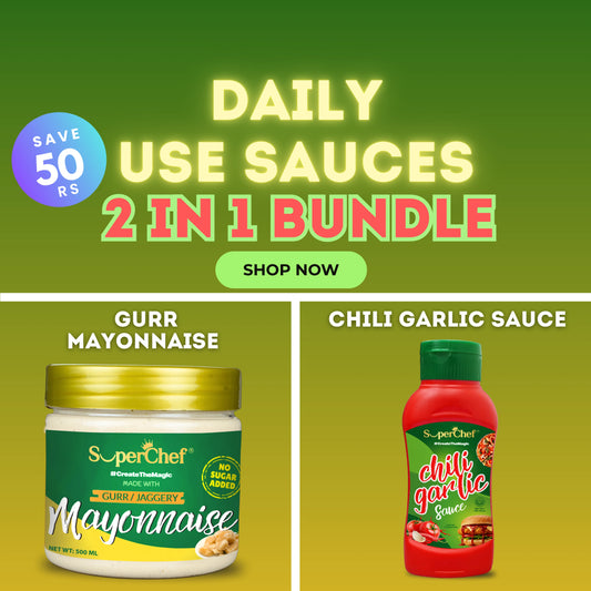 Daily Use Sauces 2 in 1 | Gur Mayonnaise & Chili Garlic Sauce
